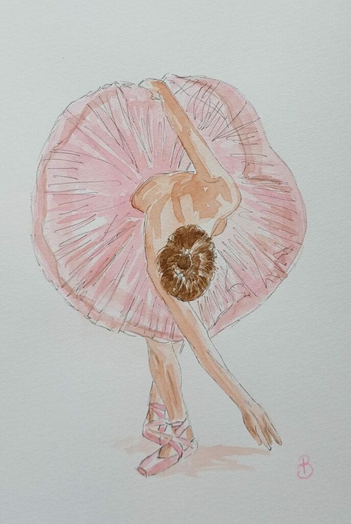 danseuse rose