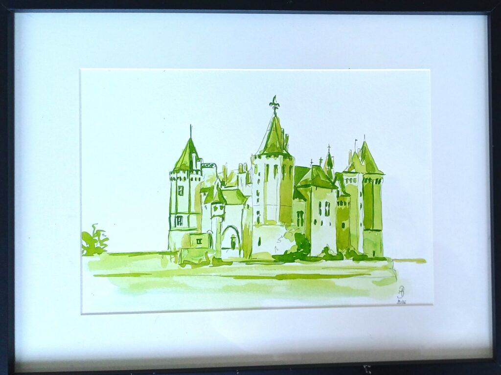 chateau de saumur vert